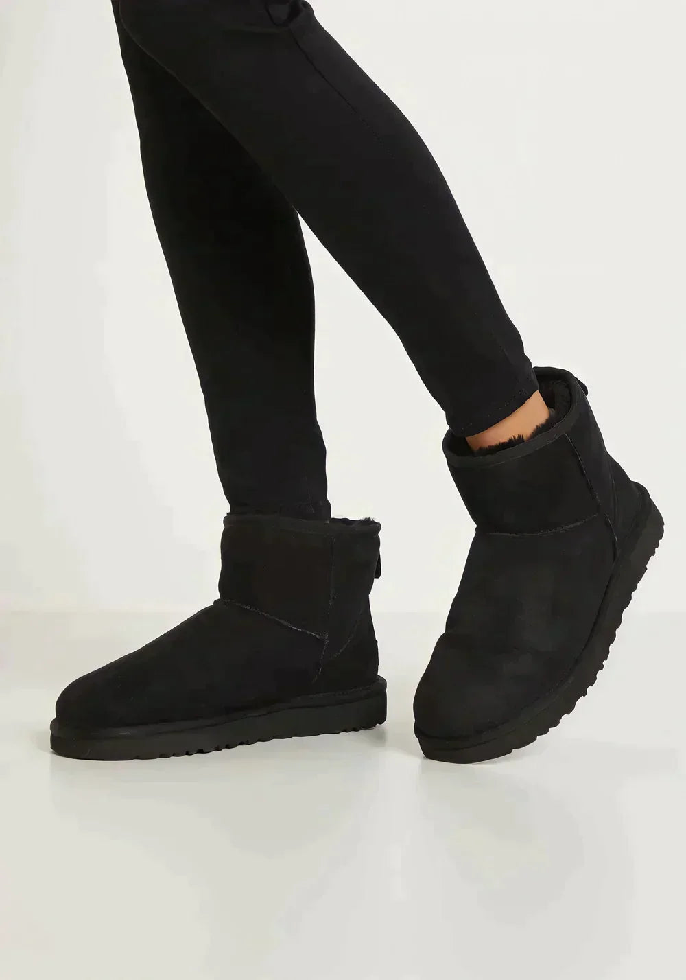 Womens Insulated Suede Ankle Boots Snug Fit