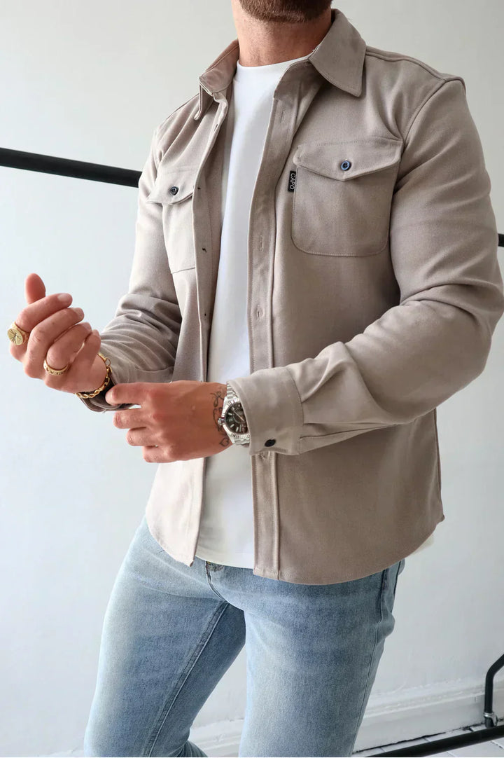Mens Relaxed Fit Shirt Trendy Style
