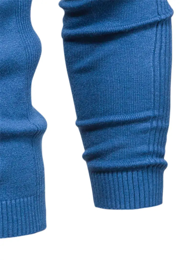 Mens Turtleneck Knit Jumper Refined Fit