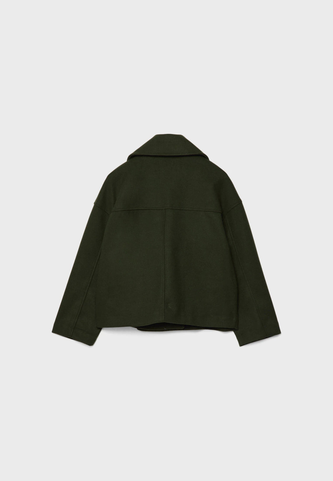 Womens Cropped Jacket Double Breasted Tailored Fit