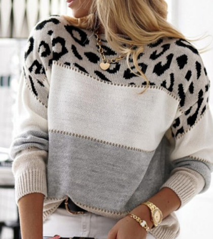 Womens Knit Sweater Soft Cozy Trendy Pullover