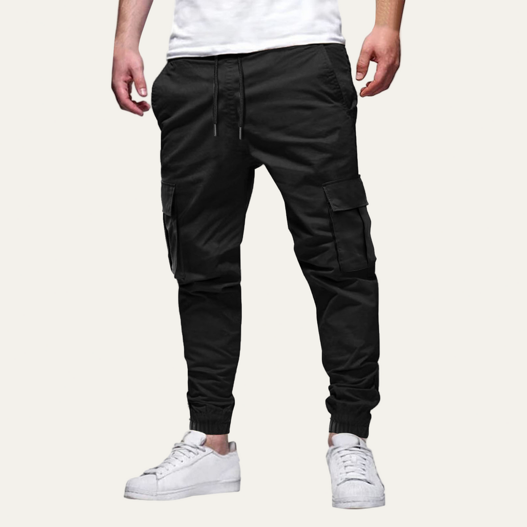 Mens Cargo Jogger Pants Tapered Fit - BritishMode
