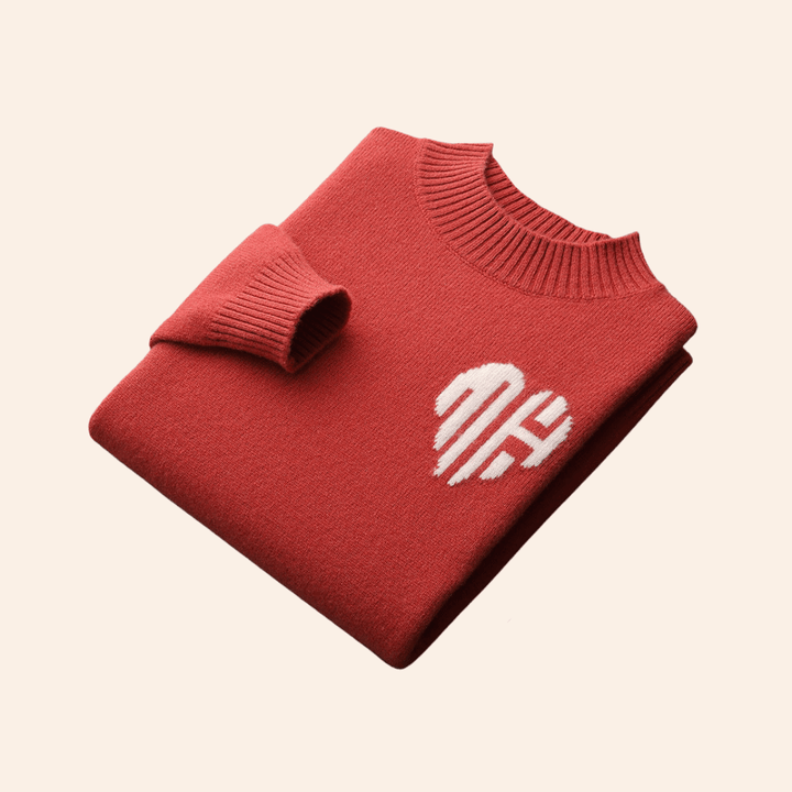 Mens Ribbed Knit Jumper Regular Fit