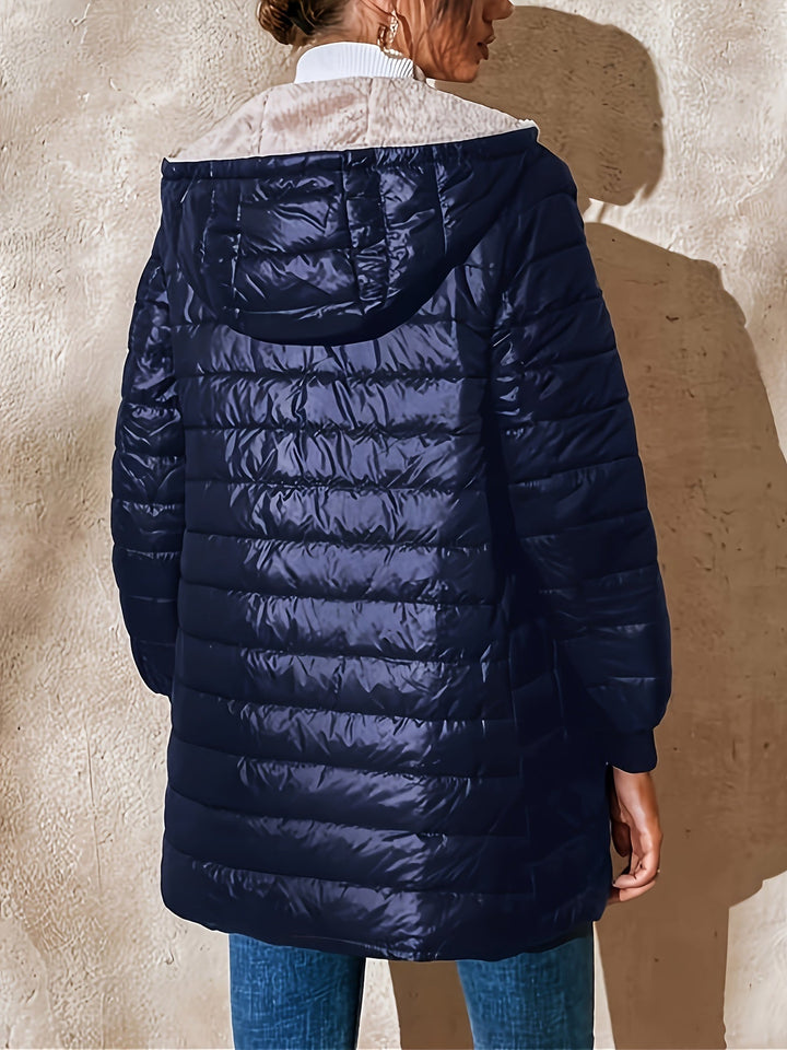 Womens Quilted Jacket Comfortable Insulated Warm Fit