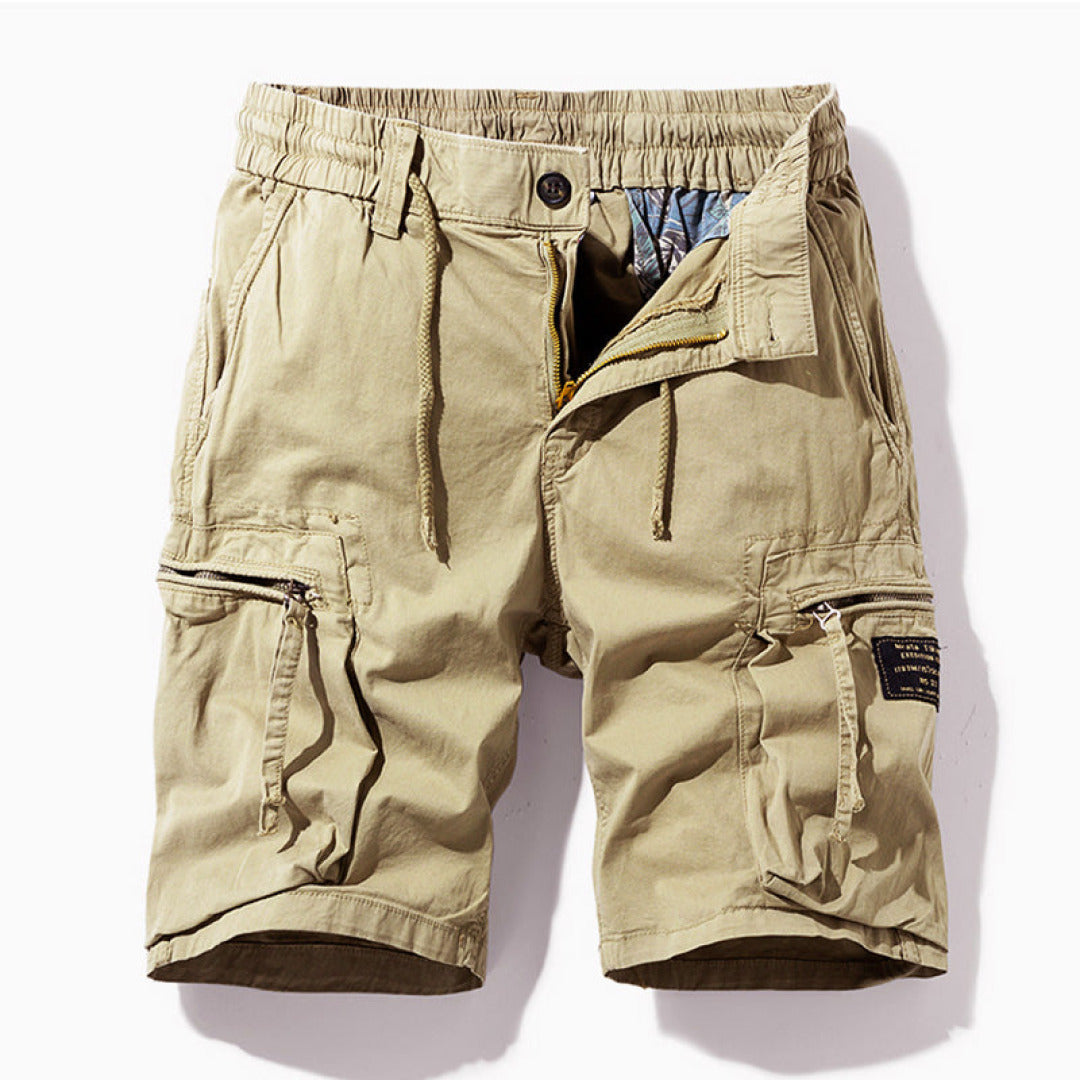Mens Cargo Shorts Cotton Relaxed Fit