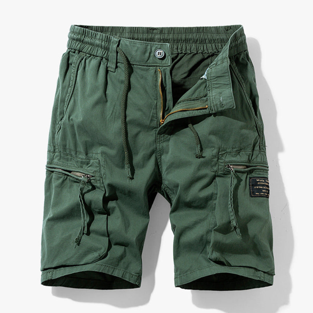 Mens Cargo Shorts Cotton Relaxed Fit