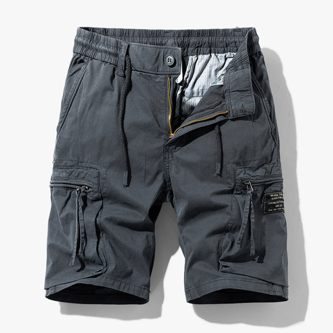 Mens Cargo Shorts Cotton Relaxed Fit