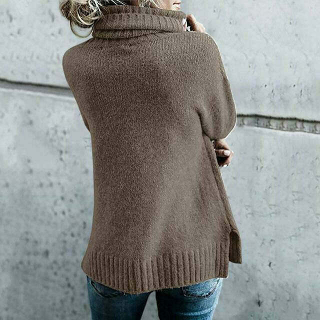Womens Oversized Wool Sweater Comfortable Fit