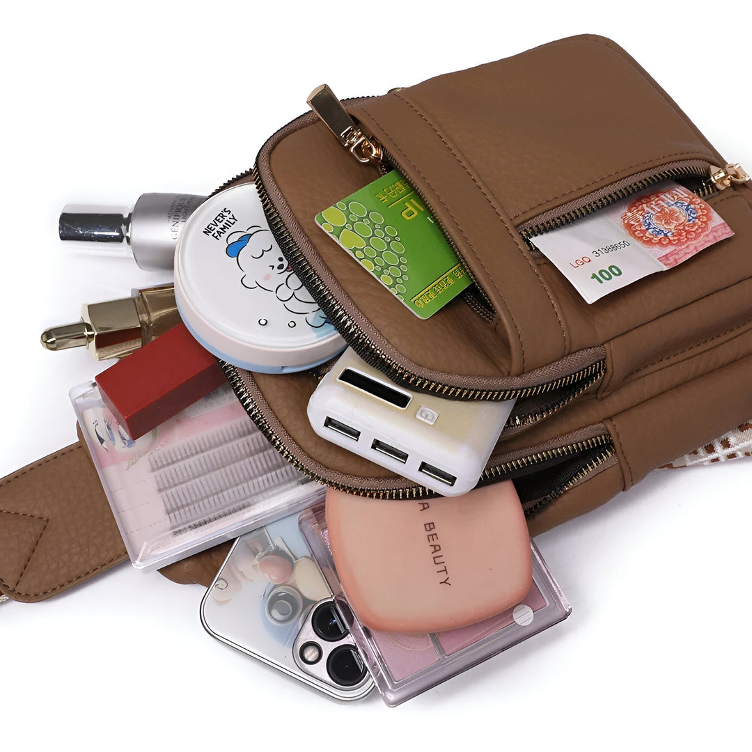 Womens Shoulder Bag Small Practical Multi-Compartment
