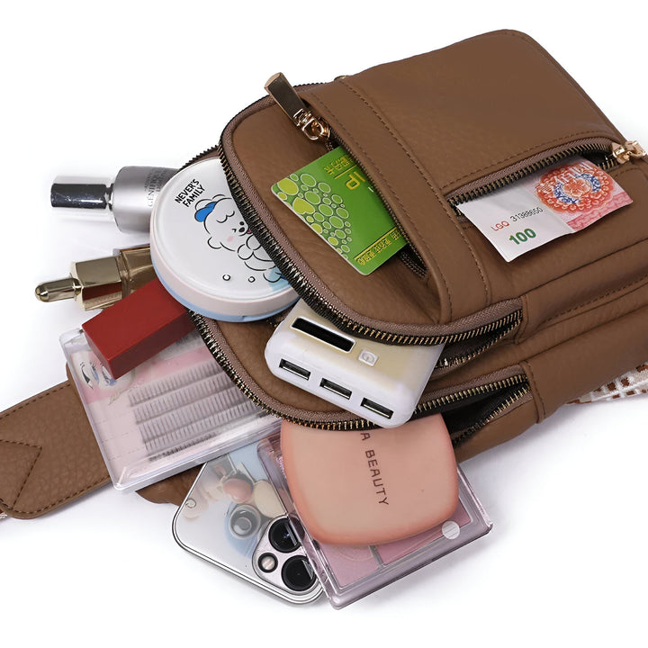 Womens Shoulder Bag Small Practical Multi-Compartment