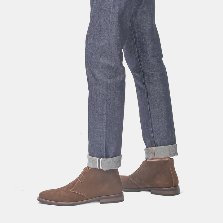 Mens Chukka Boots Lace-Up Casual Style