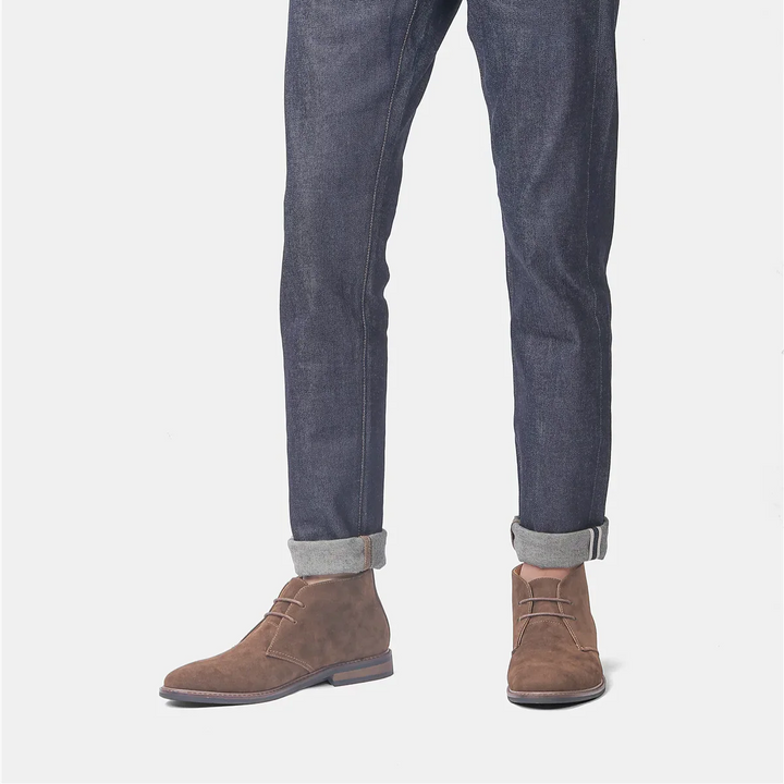 Mens Chukka Boots Lace-Up Casual Style
