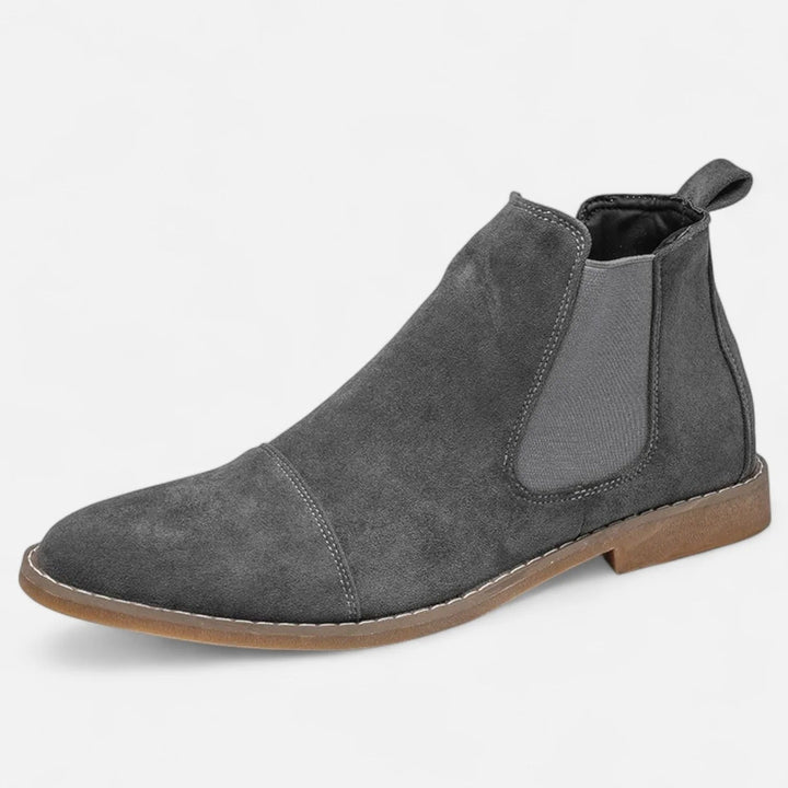 Womens Chelsea Ankle Boots Lace-Up Leather Office Style
