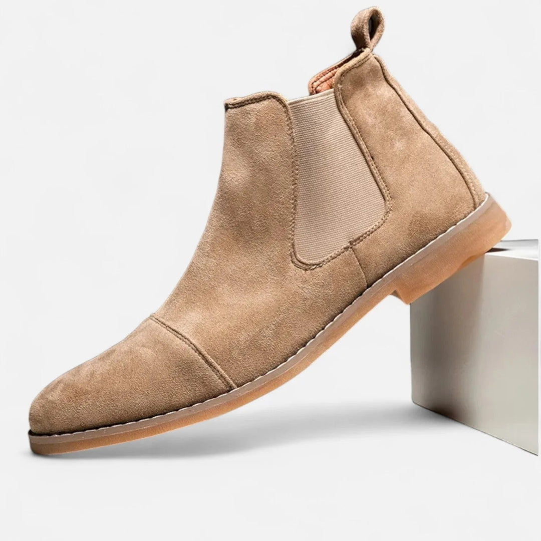 Womens Chelsea Ankle Boots Lace-Up Leather Office Style