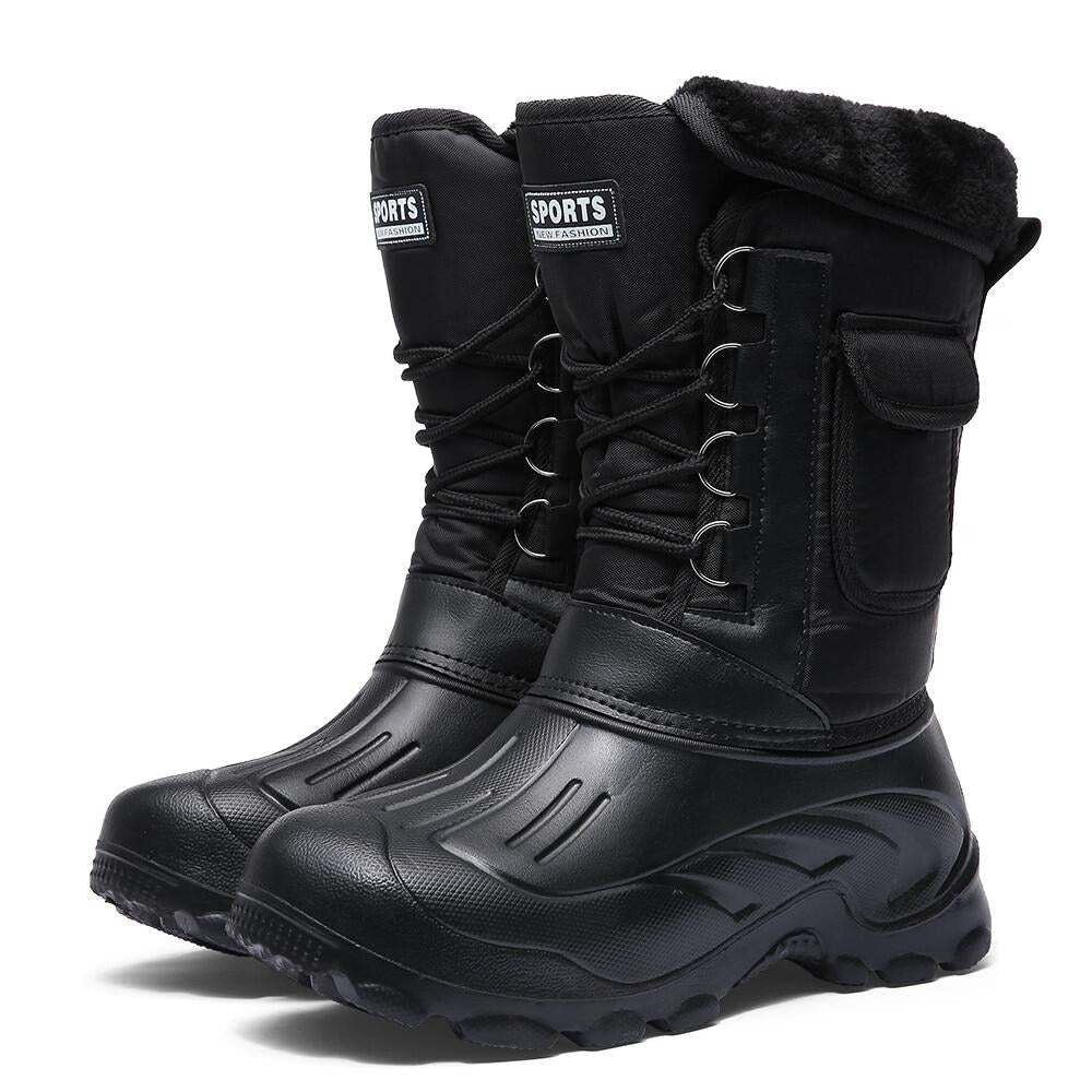 Unisex Waterproof Wellies Plush Lined Warm - BritishMode
