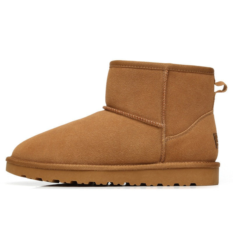 Womens Ankle Boots with Warm Fur Lining Cozy Platform Style - BritishMode