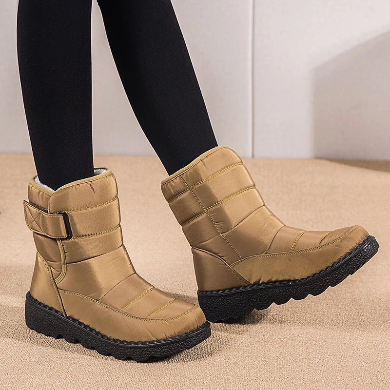 Womens High Boots Insulated Fur Lined