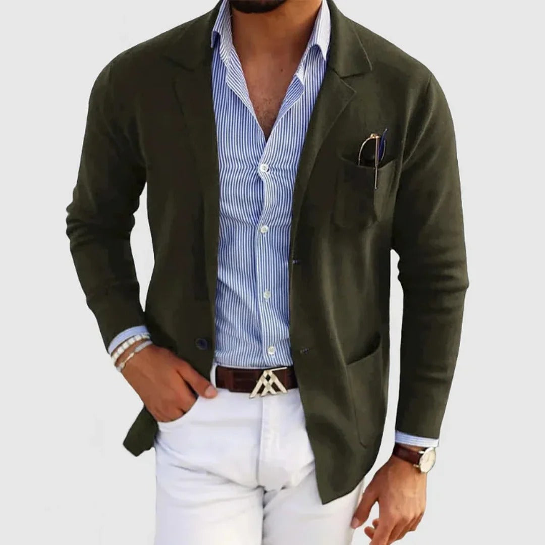 Mens Linen Blazer Formal Fit Wedding Guest