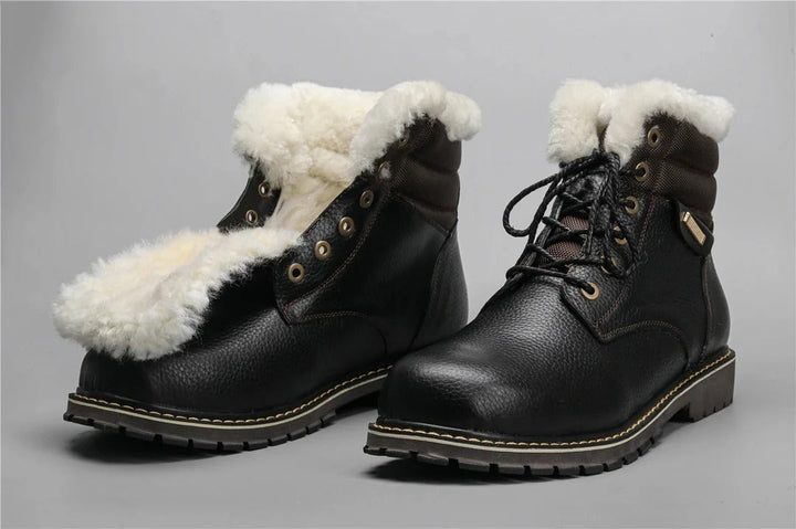 Mens Boots with Fur Lining