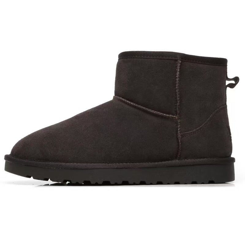 Womens Ankle Boots with Warm Fur Lining Cozy Platform Style