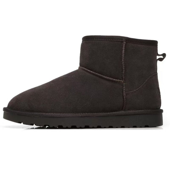 Womens Ankle Boots with Warm Fur Lining Cozy Platform Style
