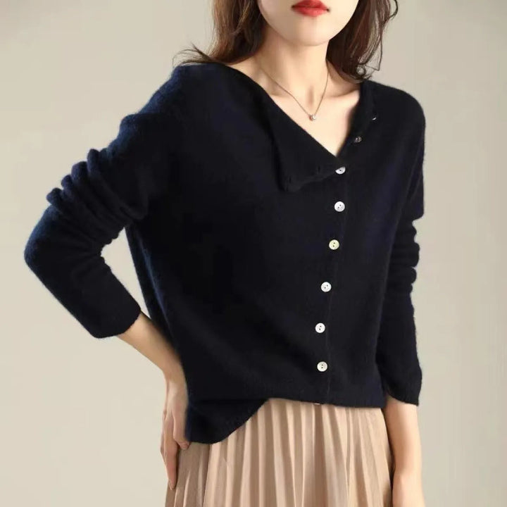 Womens Long Knitted Cardigan Warm Cozy Fit - BritishMode