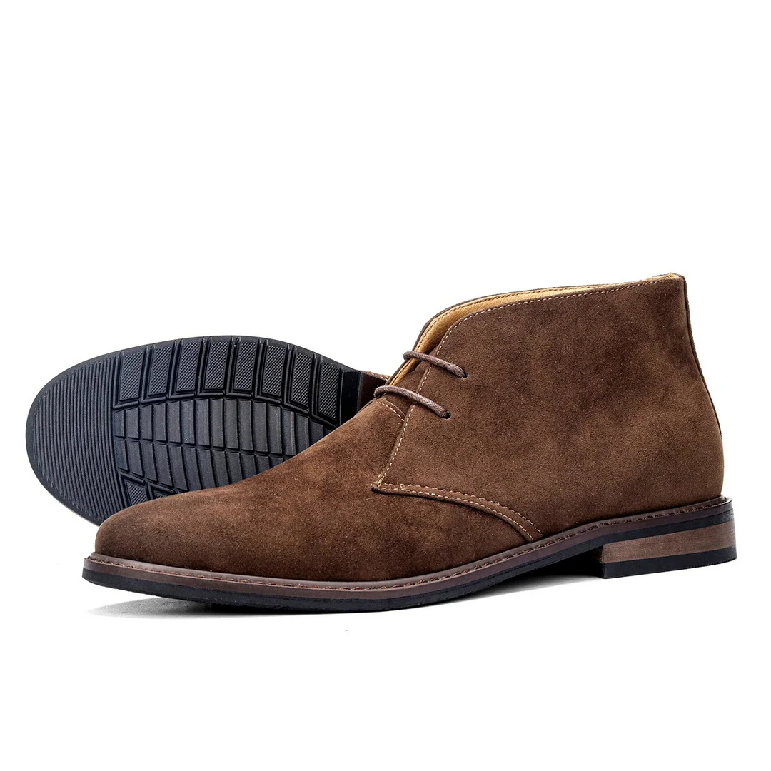 Mens Chukka Boots Lace-Up Casual Style
