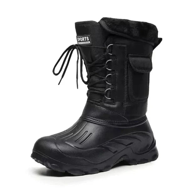 Unisex Waterproof Wellies Plush Lined Warm