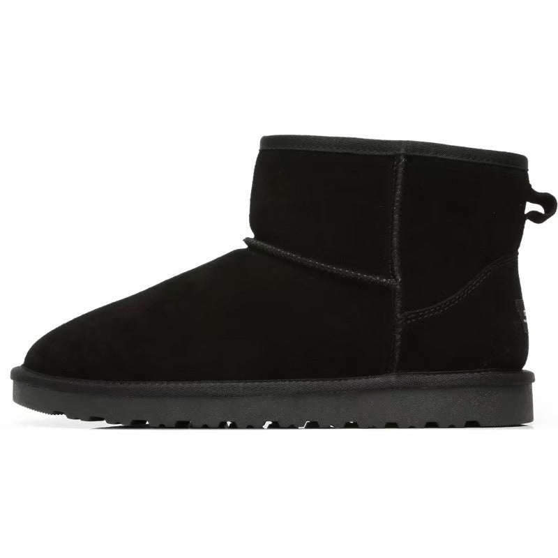 Womens Ankle Boots with Warm Fur Lining Cozy Platform Style