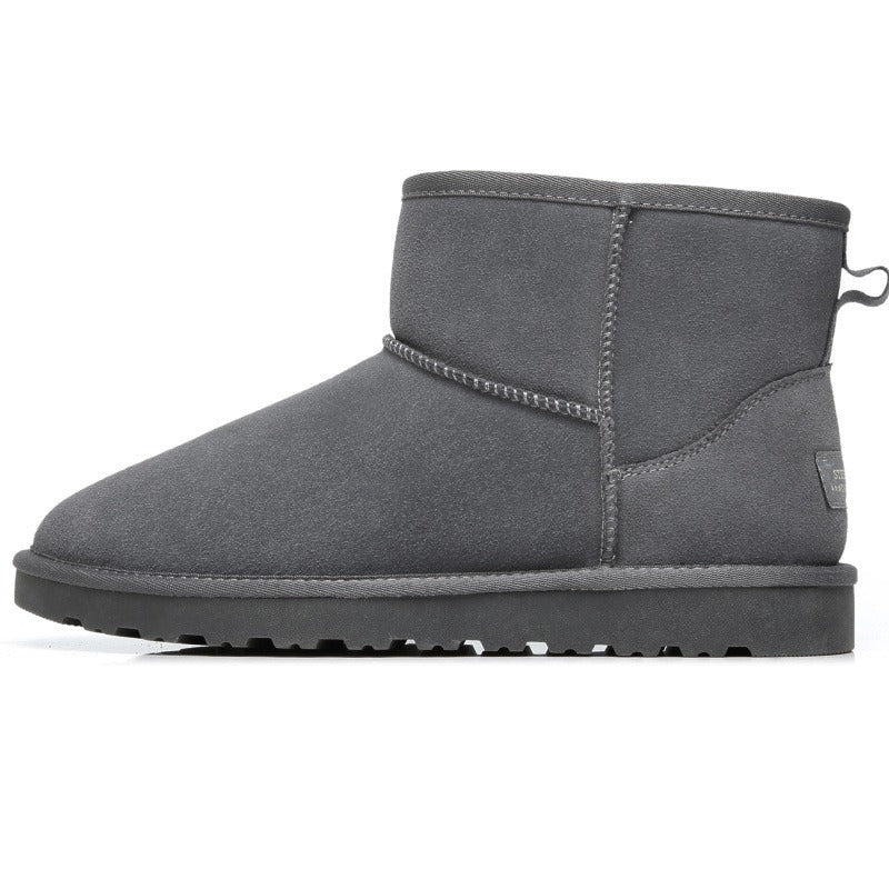 Womens Ankle Boots with Warm Fur Lining Cozy Platform Style