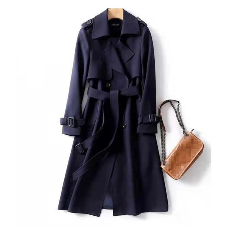 Womens Trench Coat Water-Repellent Classic Fit