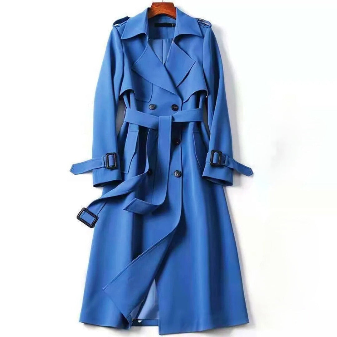 Womens Trench Coat Water-Repellent Classic Fit