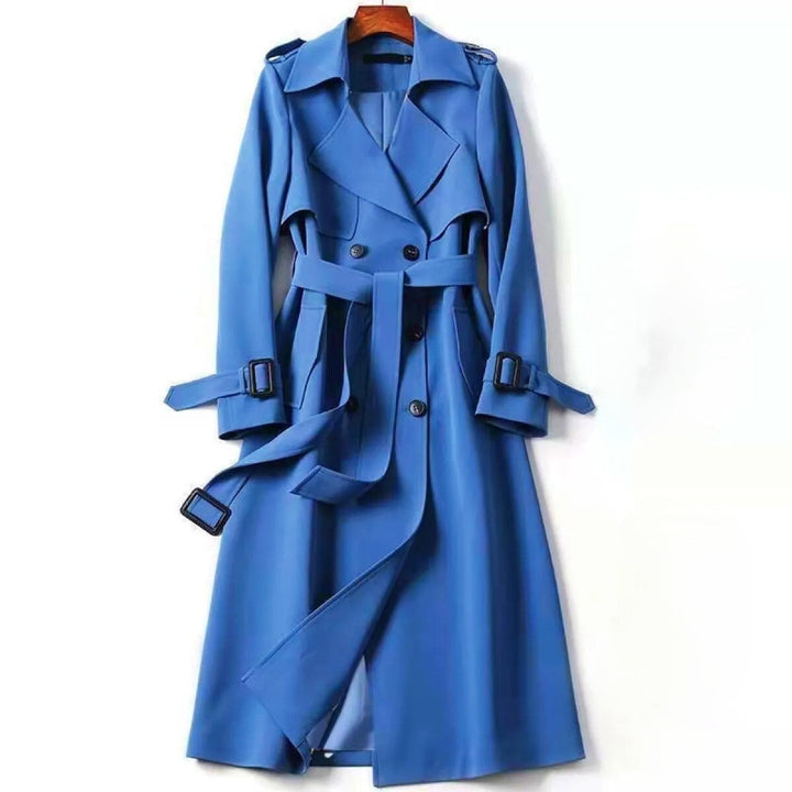 Womens Trench Coat Water-Repellent Classic Fit