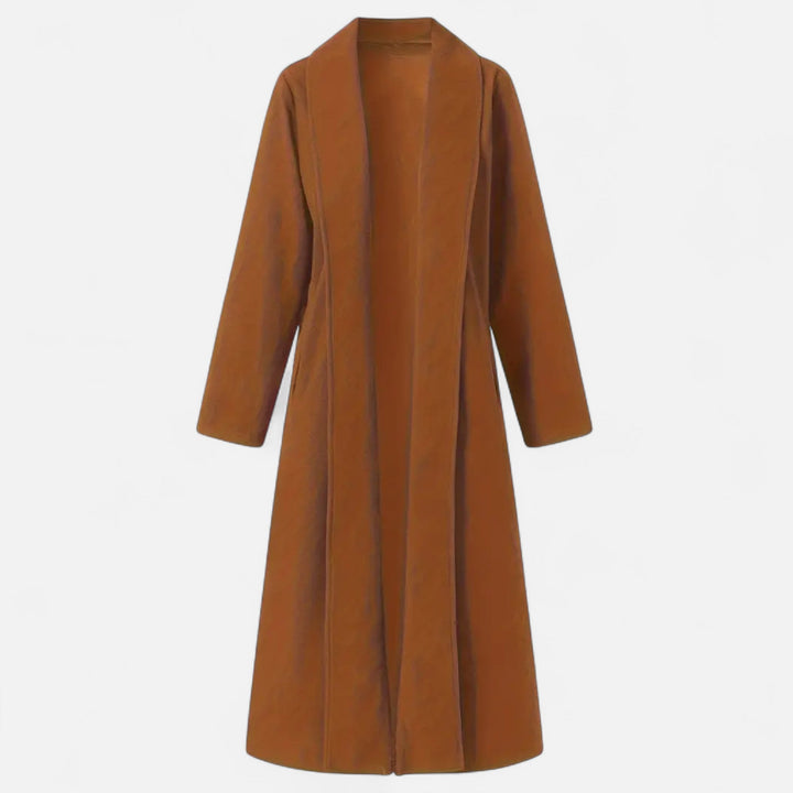Womens Plus-Size Trench Coat Lightweight Lapel Long Fit