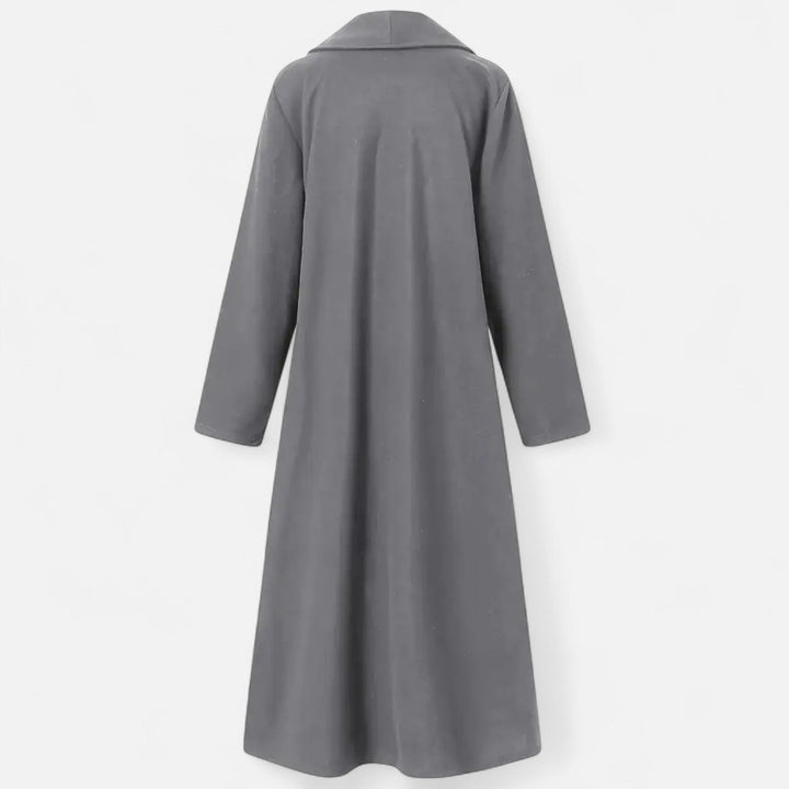 Womens Plus-Size Trench Coat Lightweight Lapel Long Fit