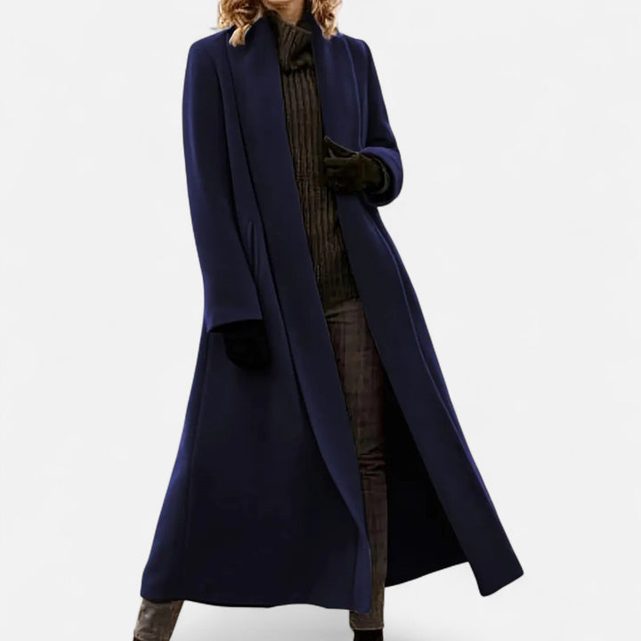 Womens Plus-Size Trench Coat Lightweight Lapel Long Fit