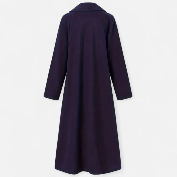Womens Plus-Size Trench Coat Lightweight Lapel Long Fit
