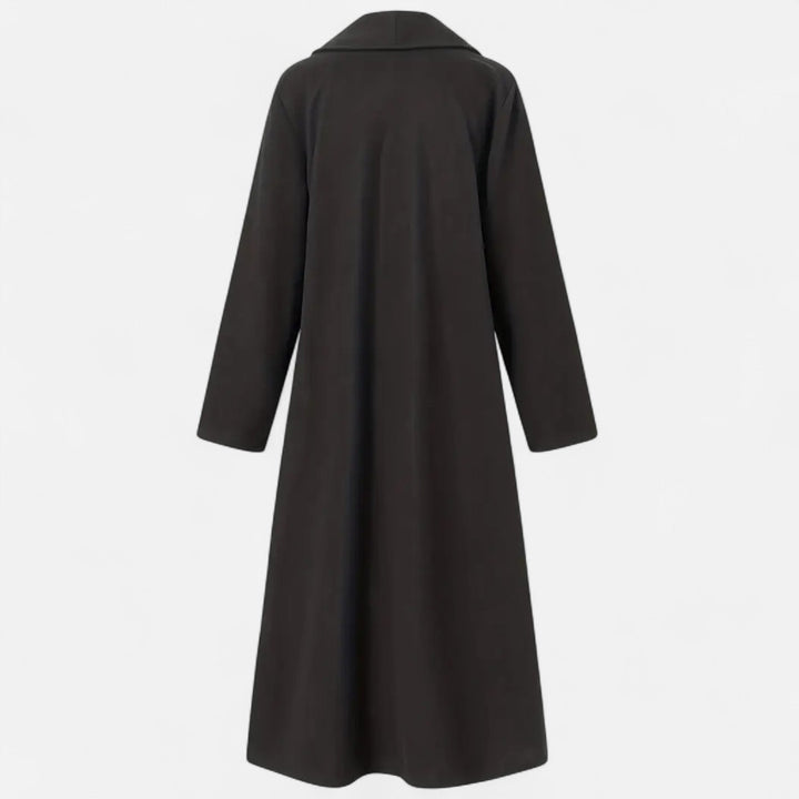 Womens Plus-Size Trench Coat Lightweight Lapel Long Fit