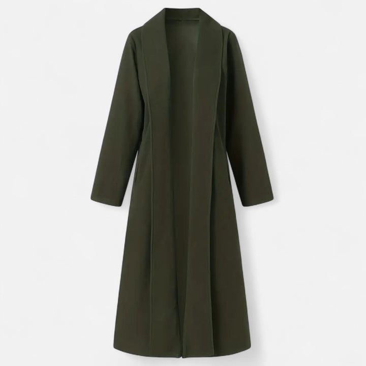 Womens Plus-Size Trench Coat Lightweight Lapel Long Fit