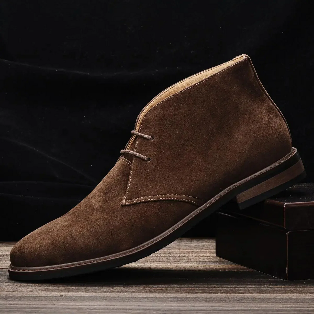 Mens Chukka Boots Lace-Up Casual Style