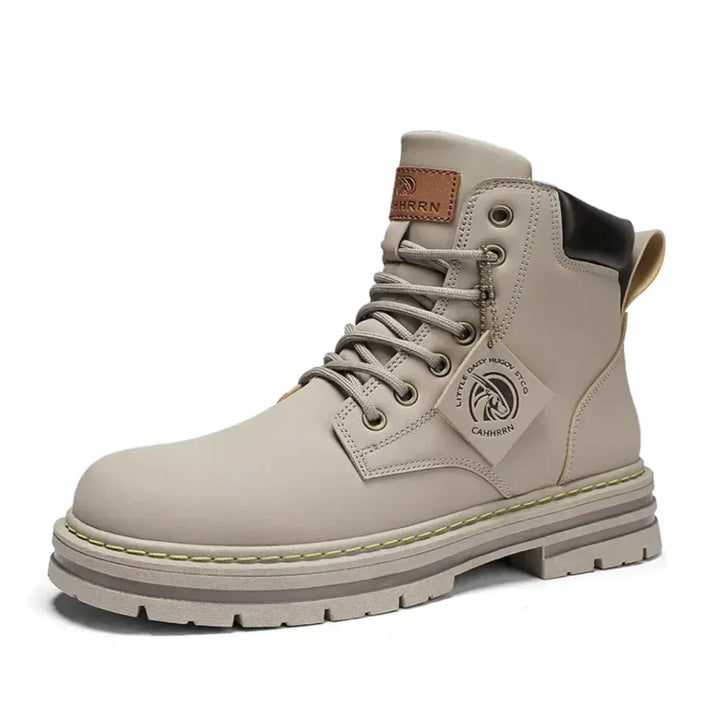 Mens Outdoor Boots Lace-Up Reinforced Sole