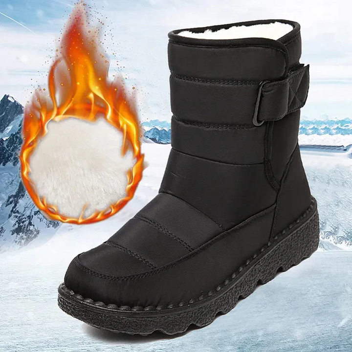 Womens High Boots Insulated Fur Lined