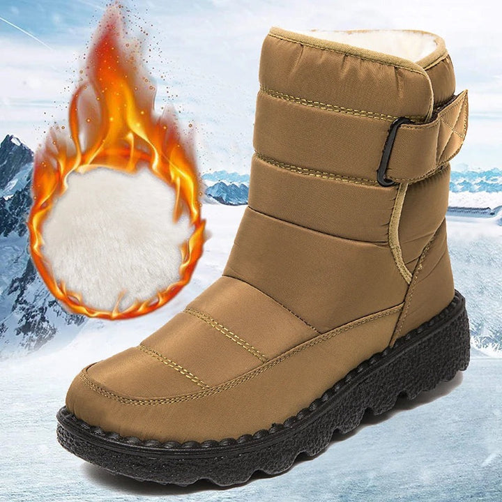 Womens High Boots Insulated Fur Lined - BritishMode