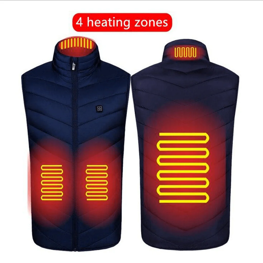 Womens Heated Vest Dual-Control Cozy Fit