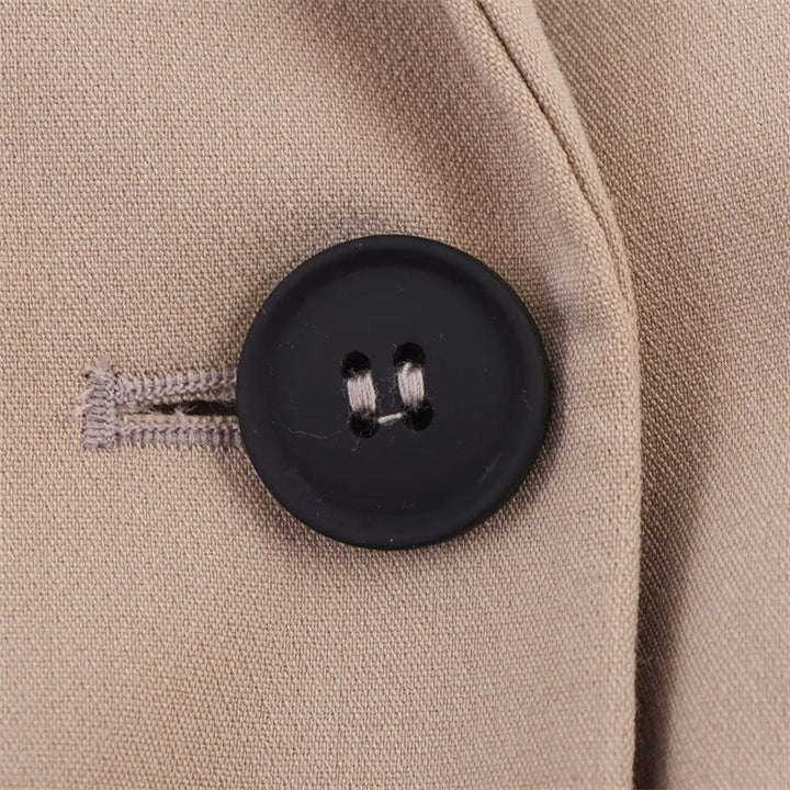 Womens Wool Cape Coat Hip-Length Loose Fit Lapel Collar
