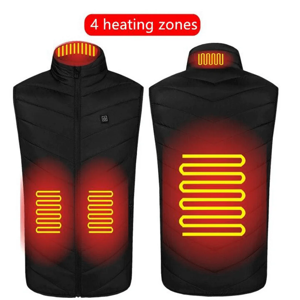 Womens Heated Vest Dual-Control Cozy Fit