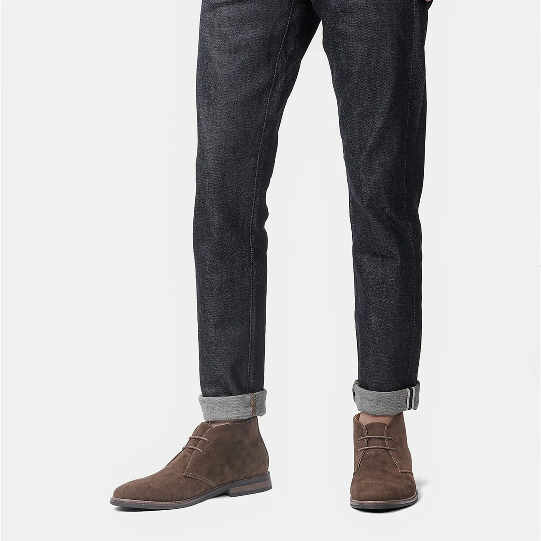 Mens Chukka Boots Lace-Up Casual Style