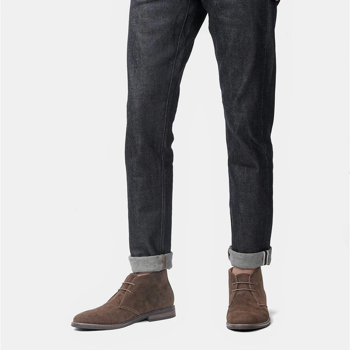 Mens Chukka Boots Lace-Up Casual Style