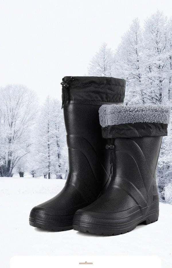 Unisex Waterproof Wellies with Fleece Lining