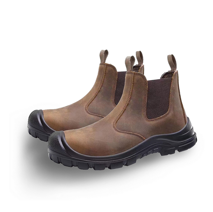 Unisex Slip-On Orthopedic Safety Work Ankle Boots